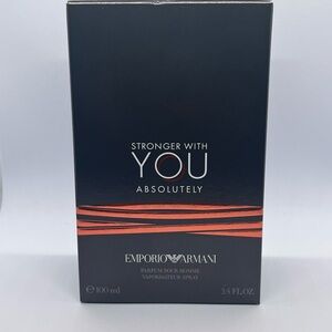 Emporio Armani Stronger With You Absolutely - Black & Red Accent Box